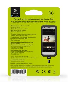 Leef LACC 00KK000 A1 "Access C USB MicroSD-kortläsare Svart