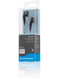 Sennheiser MX 375 In-Ear hörlurar - Svart