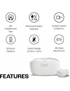 Trådlösa Bluetooth-öronsnäckor, Äkta trådlösa hörlurar, Premium ljud