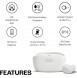 Trådlösa Bluetooth-öronsnäckor, Äkta trådlösa hörlurar, Premium ljud