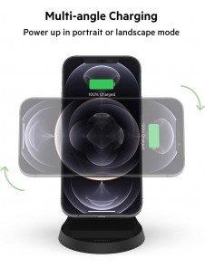 Belkin Boost Charge magnetiskt trådlöst laddningsställ - Svart WIB003btBK
