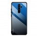 JollyFX Gradient Glass Slitstark täckning med härdat glas Baksida Xiaomi Redmi Note 8 Pro - Svartblå