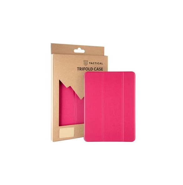 Tactical Book Tri Fold Case for Lenovo TAB M9 (TB-310) Pink