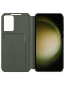 Samsung EF-ZS916CGE Clear View-skal till Galaxy S23+ Khaki
