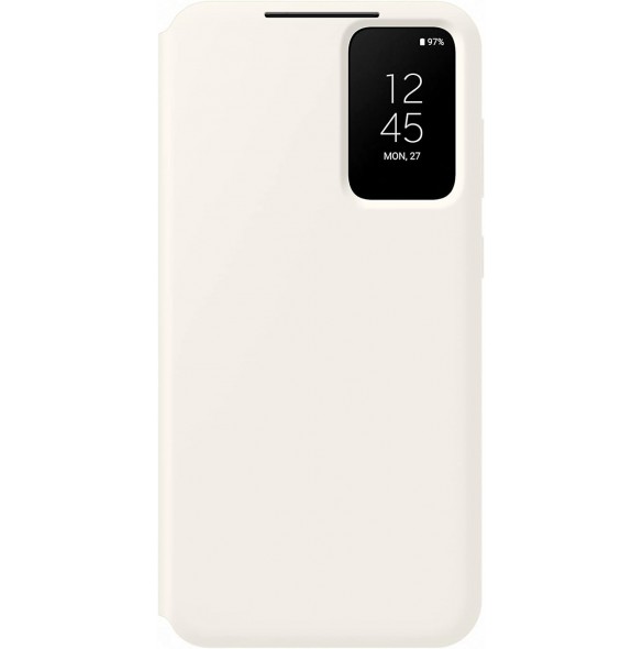 Samsung EF-ZS916CUE Clear View-skal till Galaxy S23+ Krem