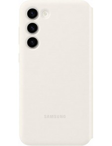 Samsung EF-ZS916CUE Clear View-skal till Galaxy S23+ Krem