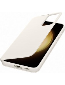 Samsung EF-ZS916CUE Clear View-skal till Galaxy S23+ Krem