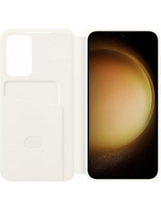 Samsung EF-ZS916CUE Clear View-skal till Galaxy S23+ Krem