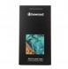 Wood and resin case for iPhone 15 Plus Bewood Unique Turquoise - turquoise and black