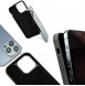 Wood and resin case for iPhone 15 Plus Bewood Unique Vegas - pink and blue