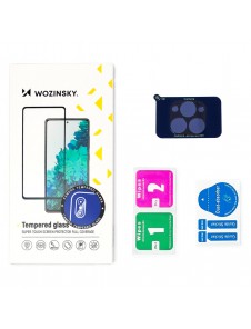 9H tempered glass for iPhone 15 Pro Max Wozinsky Full Camera Glass - black