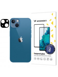 9H tempered glass for iPhone 15 Plus Wozinsky Full Camera Glass - black