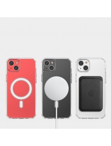 MagSafe iPhone 15 Clear Magnetic Case - transparent