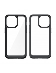 iPhone 15 Pro Max Outer Space Reinforced Case with Flexible Frame - Blue