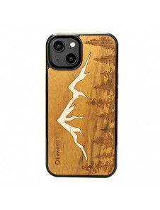 Wooden case for iPhone 15 Plus Bewood Imbuia Mountains