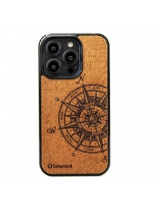 Bewood Traveler Merbau wooden case for iPhone 15 Pro