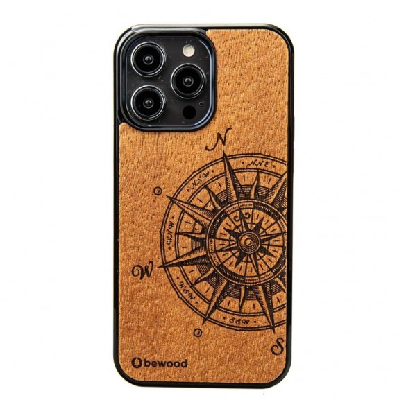 Bewood Traveler Merbau wooden case for iPhone 15 Pro Max