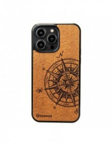 Bewood Traveler Merbau wooden case for iPhone 15 Pro Max