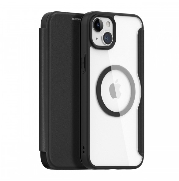 Dux Ducis Skin X Pro Magnetic Flip MagSafe Case iPhone 15 - Black