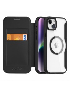 Dux Ducis Skin X Pro Magnetic Flip MagSafe Case iPhone 15 - Black