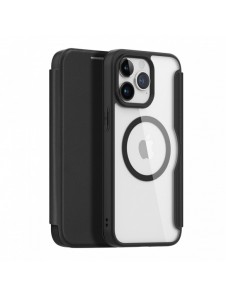 Dux Ducis Skin X Pro Magnetic Flip MagSafe Case iPhone 15 Pro - Black