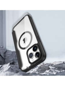 Dux Ducis Skin X Pro Magnetic Flip MagSafe Case iPhone 15 Pro - Black