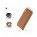 Dux Ducis Hivo RFID blocking wallet case for iPhone 15 - brown