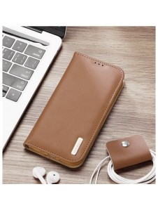 Dux Ducis Hivo RFID blocking wallet case for iPhone 15 - brown