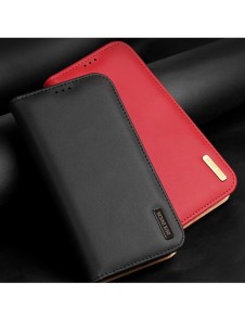 Dux Ducis Hivo iPhone 15 Plus wallet case with RFID blocking - brown