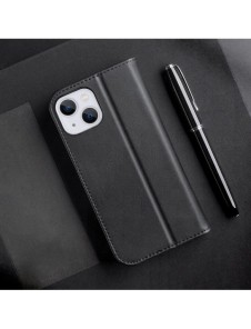 Dux Ducis Hivo iPhone 15 Plus wallet case with RFID blocking - brown