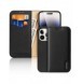 Dux Ducis Hivo iPhone 15 Pro Dux Ducis Hivo RFID Blocking Wallet Case - Black