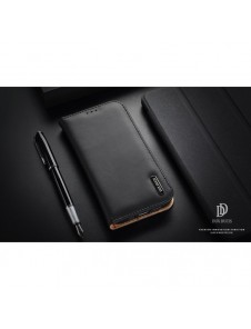 Dux Ducis Hivo iPhone 15 Pro Dux Ducis Hivo RFID Blocking Wallet Case - Black
