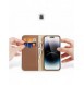 Dux Ducis Hivo iPhone 15 Pro Dux Ducis Hivo wallet case with RFID blocking - brown
