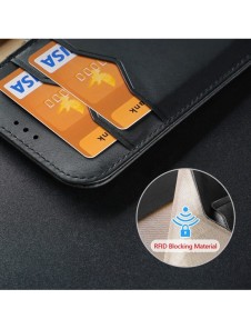 Dux Ducis Hivo iPhone 15 Pro Max Dux Ducis Hivo wallet case with RFID blocking - brown