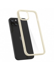 Spigen Crystal Hybrid case for iPhone 15 Plus - beige