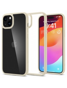 Spigen Crystal Hybrid case for iPhone 15 Plus - beige