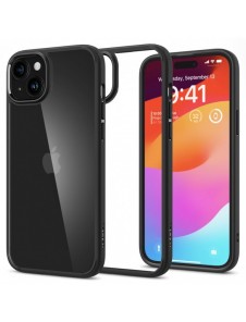 Spigen Crystal Hybrid case for iPhone 15 - black