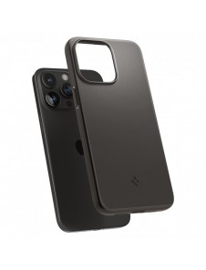 Spigen Thin Fit, gunmetal - iPhone 15 Pro Max
