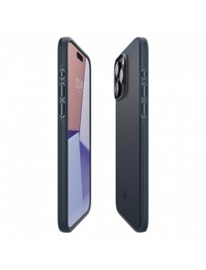 Spigen Thin Fit, metal slate - iPhone 15 Pro Max