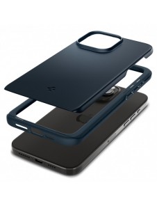 Spigen Thin Fit, metal slate - iPhone 15 Pro Max