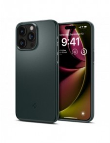 Spigen Thin Fit case for iPhone 15 Pro Max - green