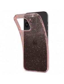 Spigen Liquid Crystal Glitter, rose quartz - iPhone 15 Pro Max