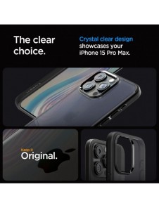 Spigen ULTRA HYBRID IPHONE 15 PRO MAX FROST BLACK