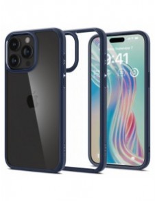 Spigen Ultra Hybrid, navy blue - iPhone 15 Pro Max