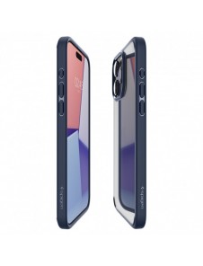 Spigen Ultra Hybrid, navy blue - iPhone 15 Pro Max