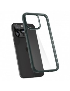 Spigen Ultra Hybrid case for iPhone 15 Pro Max - dark green