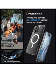 Spigen ULTRA HYBRID MAG MAGSAFE IPHONE 15 PRO MAX FROST CLEAR