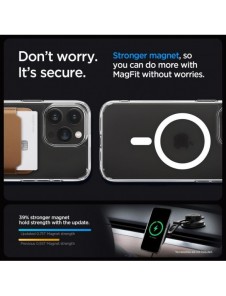 Spigen ULTRA HYBRID MAG MAGSAFE IPHONE 15 PRO MAX FROST CLEAR