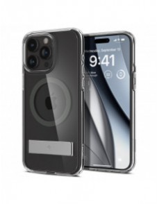 Spigen Ultra Hybrid S MagSafe, graphite - iPhone 15 Pro Max