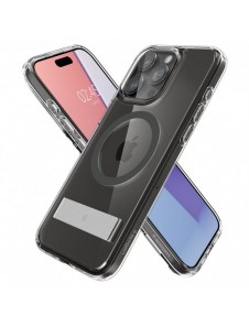 Spigen Ultra Hybrid S MagSafe, graphite - iPhone 15 Pro Max